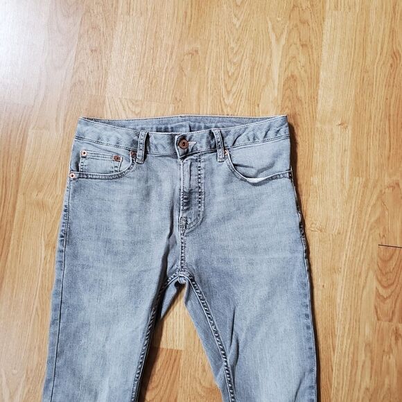 Topman Gray Stretch Skinny Jean Sz32/32 fits like 30/30 - Picture 3 of 13